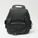 【中古】CHRISTIAN DIOR クリスチャンディオール マキシバックパック ローラーコースター サドル リュック 1ADBA164YKK_H00N レザー...
