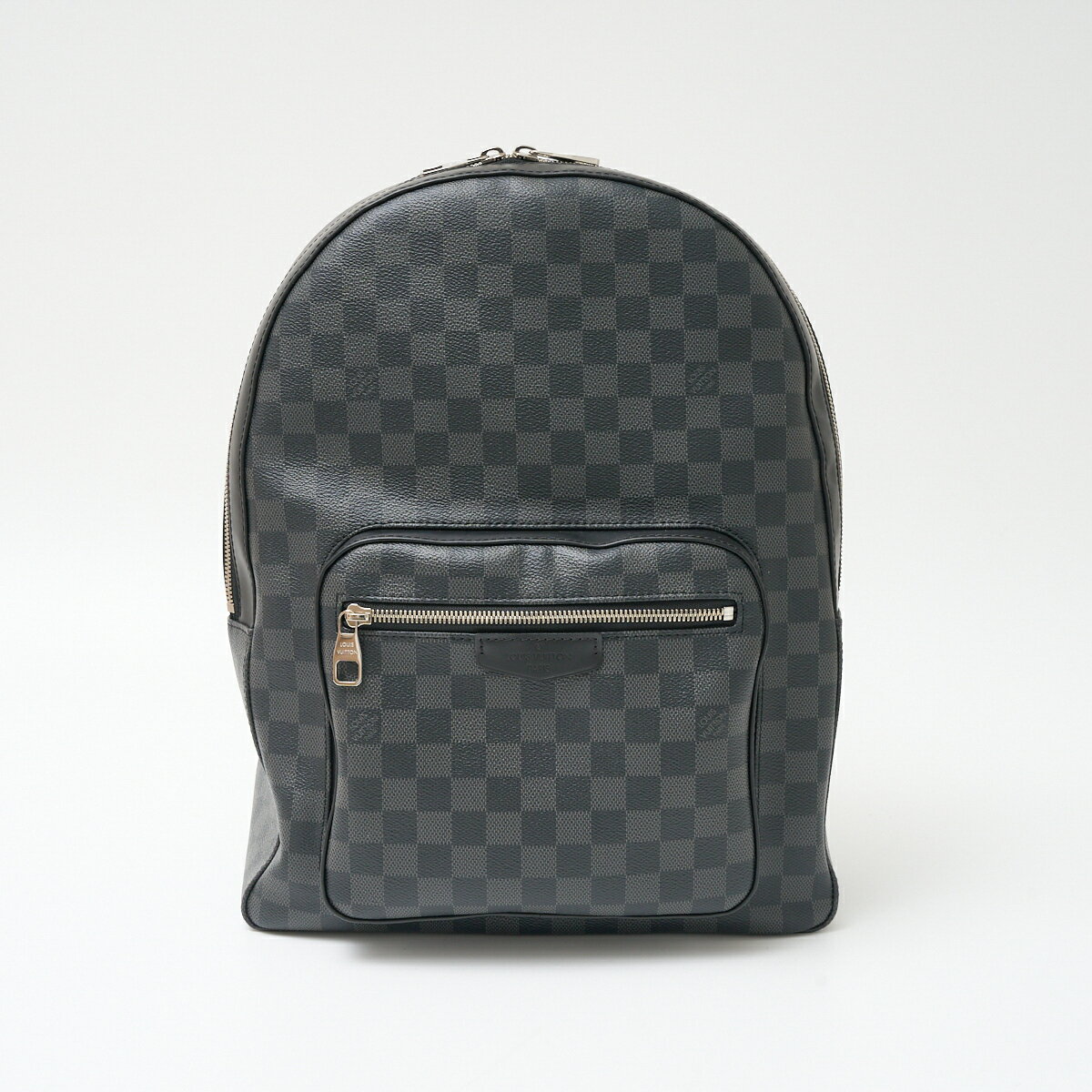 LOUIS VUITTON ルイヴィトン ジョッシュ N41473 バックパック リュックサック ダミエ・グラフィット×レザー ブラック×グレー メンズ