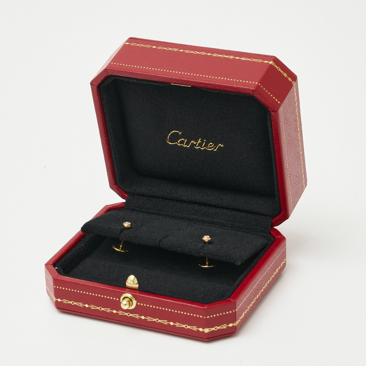 【中古】Cartier カルティエ ダムール XS ピアス B8301215 イヤリング K18YG ダイヤモンド イエローゴールド 小物 ジュエリー アクセサリー