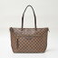 【中古】LOUIS VUITTON ルイヴィトン イエナ MM N41013 ショルダー トートバッグ 2WAY ダミエ・キャンバス×レザー ブラウン レディース