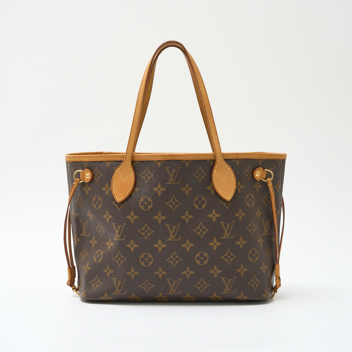 LOUIS VUITTON ルイヴィトン ネヴァーフル PM M40155 ハンド トートバッグ モノグラム・キャンバス×レザー ブラウン×ゴールド金具