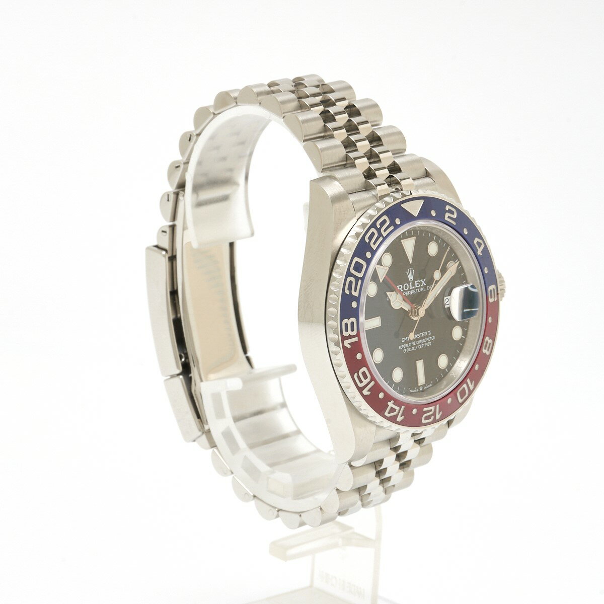 【中古】【1年間保証】ROLEX ロレックス GMTマスターII 126710BLRO ランダム番 SS ブラック文字盤×レッド/ブルー×シルバー 自動巻き 腕時計