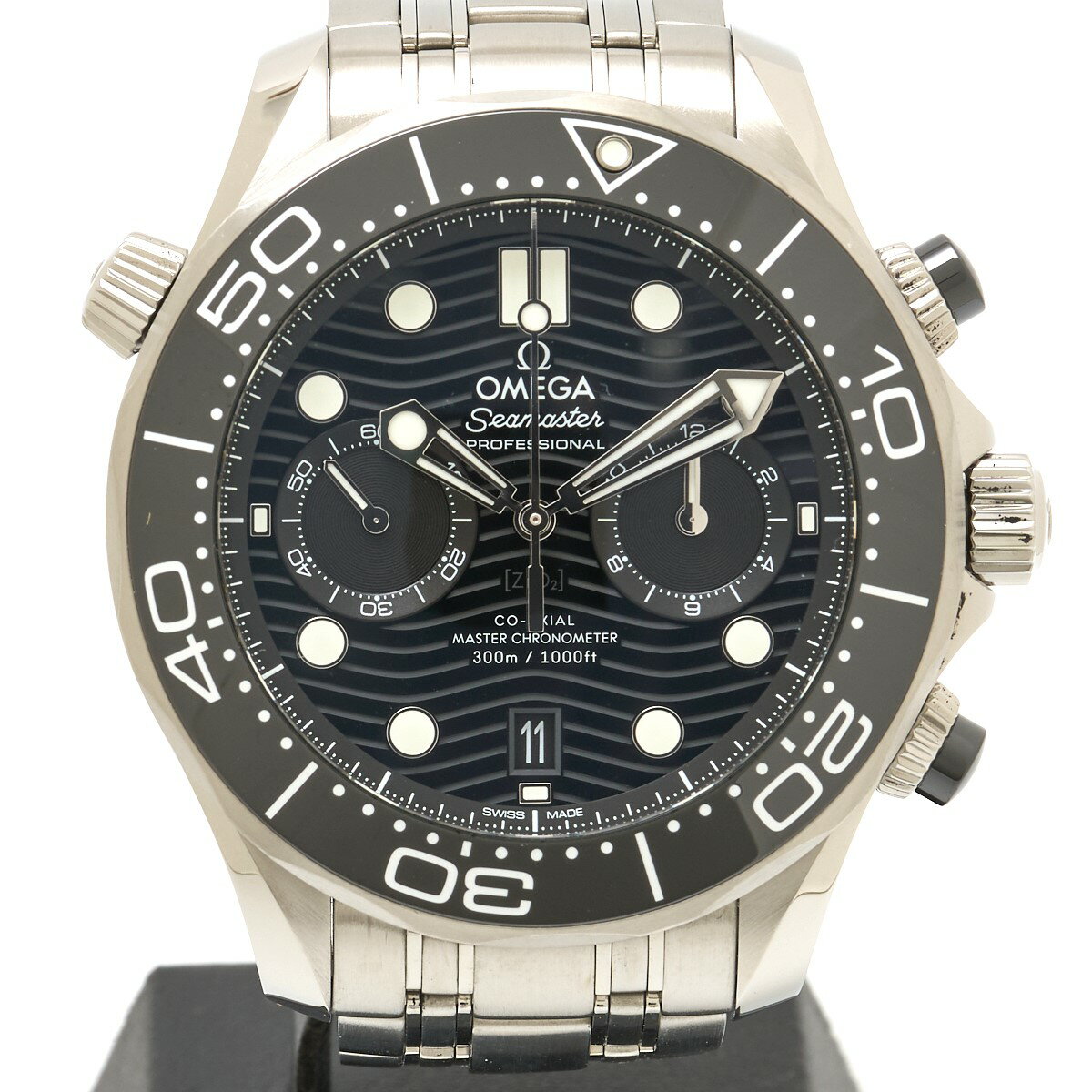 【中古】【1年保証・仕上げ済】OMEGA オメガ シーマスター ダイバー300 コーアクシャルマスター 210.30.44.51.01.001 SS シルバー 自動巻 時計