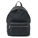 【中古】CHRISTIAN DIOR クリスチャンディオール Riderr (ライダー) バックパック 1VOBA088YKY_H00N リュック ジャカード×カーフスキン ブラック(4)