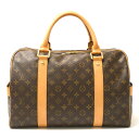 【中古】LOUIS VUITTON ルイヴィトン キャリーオール M40074 ボストン ハンドバッグ モノグラム×レザー ブラウン×ゴールド メンズ レディース(4)