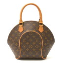 【中古】LOUIS VUITTON ルイヴィトン エリプス PM M51127 シェル ハンドバッグ モノグラム×レザー ブラウン×ゴールド金具 カジュアル レディース