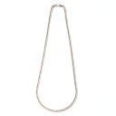 【中古】喜平ネックレス 6面ダブル SV シルバー 約40.9g/60.5cm シンプル カジュアル パーティ ジュエリー アクセサリー 小物 メンズ レディー...