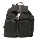 【中古】GUCCI グッチ ジャッキー GGキャンバス バックパック 114551 リュックサック レザー ブラック×ガンメタル(シルバー)金具 ユニセックス