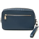 【中古】「LOUIS VUITTON ルイヴィトン ポシェット・カサイ M33410 クラッチバッグ タイガ・レザー ネイビーブルー×シルバー金具 メンズ