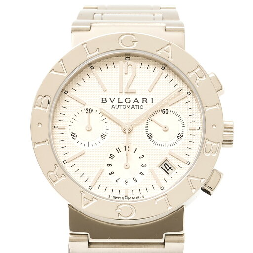【中古】【1年間保証・仕上げ済】BVLGARI ブルガリ・ブルガリ クロノグラフ BB38SSCH SS ホワイト文字盤×シルバー 自動巻 腕時計 メンズ 【中古】【1年間保証・仕上げ済】BVLGARI ブルガリ・ブルガリ クロノグラフ BB38SSCH SS ホワイト文字盤×シルバー 自動巻 腕時計 メンズ