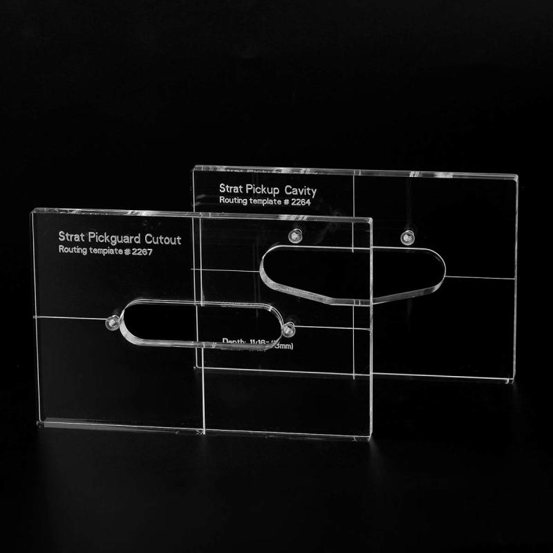 Musiclily Pro CNC 正確なアクリルシングルコイルピックアップルーティングテンプレート