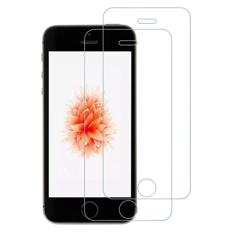 2枚セット NIMASO ガラスフィルム iPhone SE (2016年版) / 5S / 5 / 5C 用 強化ガラス液晶保護フィルム NSP16B02