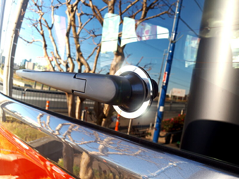 スズキ ハスラー HUSTLER R2.1〜 専用 リアワイパーリング クローム MR92S MR52S