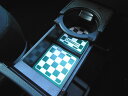 TOYOTA トヨタ NOAH ノア 専用 センタードリンクコースター Type チェッカー グリーン+ホワイト 2pcs DMMC