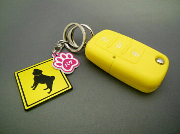 ペット用品 アクセサリー パグ キーホルダー かわいい おしゃれ 犬