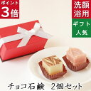 今だけポイント3倍!100円クーポン!洗顔・全身用 【チョコレート石鹸 2個入り】無添加石鹸本舗 お肌に優しい無添加石けん 乾燥肌 敏感肌の方に人気 ギフトに人...