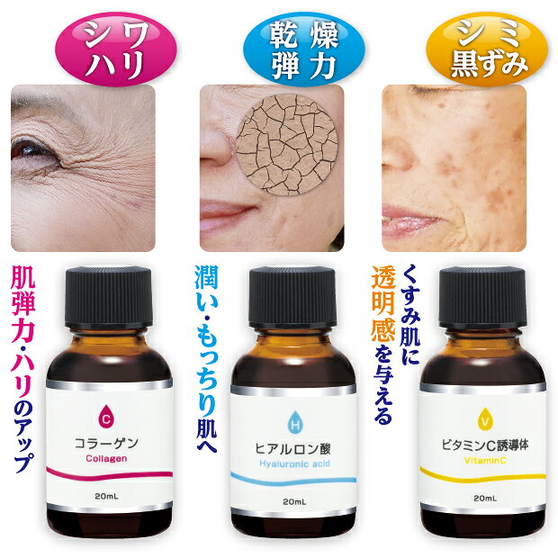 【アウトレット】美容液 シワ たるみ ハリ 美容液原液 ランキング 毛穴 コラーゲン 潤い 乾燥肌 ビタミンC誘導体 コラーゲン ヒアルロン酸 ツヤ 肌 つや しわ セラム 乾燥 ツヤ お肌の悩み アンプル 美肌【メーカー公式】美容原液SPセット 3本セット mutenpo-10000836 むてんぽデパート 公式ショップ サンプル画像3