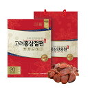 【送料無料】高麗紅参振興院 高麗紅参切片 楕円形 20g x 20個(総容量 400g) + ショッピングバッグ | 紅参切片 お得パッケージ 韓国人気紅参 ギ...