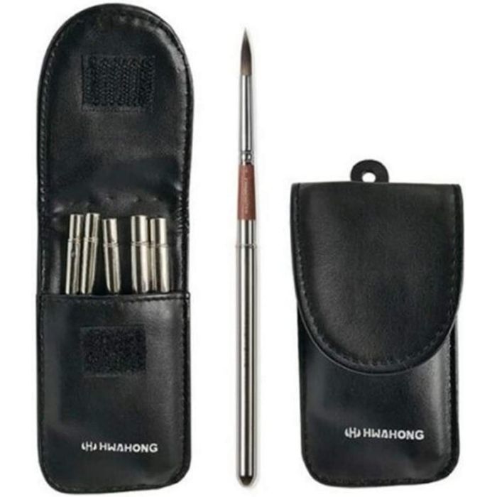 【送料無料】【HWAHONG 】 アーティスト 詳細 ペイント 丸 ブラシ尖った 3561 セット(5eaブラシ)