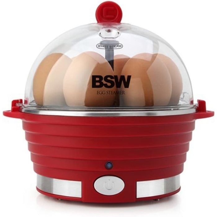 楽天MUTJIM【送料無料】BSW Egg Electric Egg Steamer Cooker / Boiler、Rapid Egg Maker、カウンタートップ、Hard Boil Egg Steamer and Poacher、6個の卵容量220V
