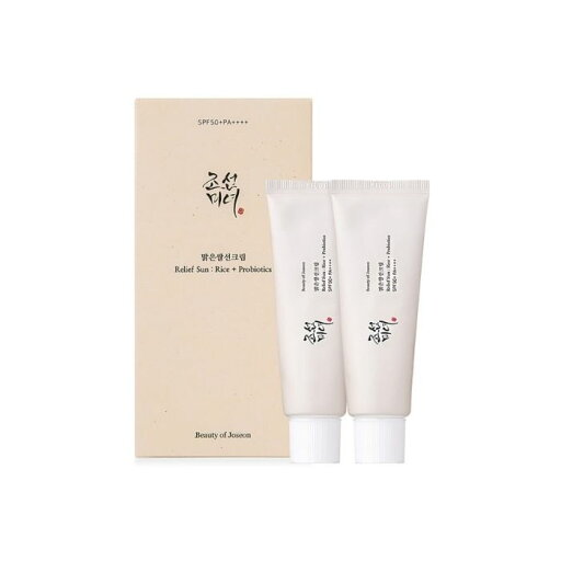 【送料無料】Beauty of Joseon Relief Sun: 米+プロバイオティクス (SPF50+ PA++++) ダブルパック 50mL*2ea【韓国製】 【送料無料】Beauty of Joseon Relief Sun: 米+プロバイオティクス (SPF50+ PA++++) ダブルパック 50mL*2ea【韓国製】