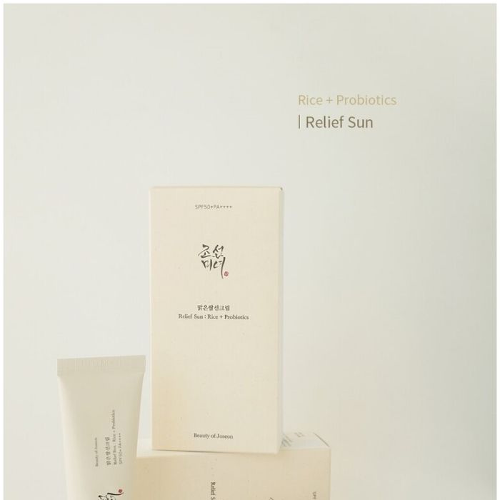 【送料無料】Beauty of Joseon Relief Sun: 米+プロバイオティクス (SPF50+ PA++++) ダブルパック 50mL*2ea【韓国製】