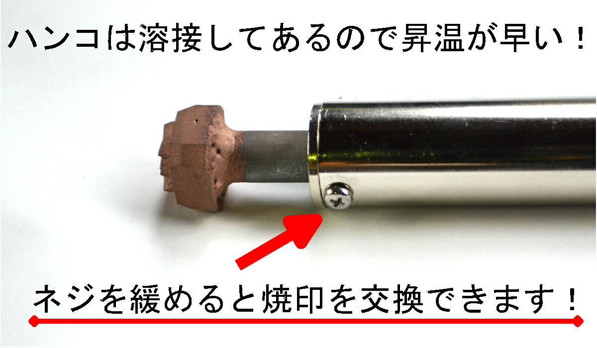 電気焼印4溶接