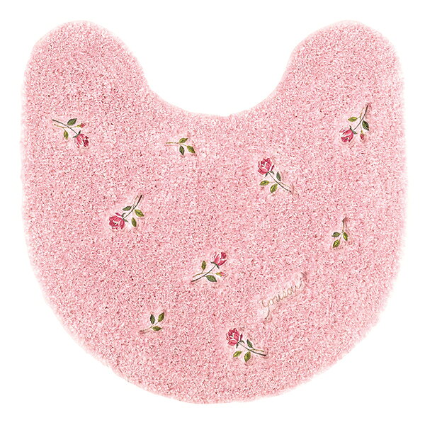ロマンティックプリンセスのトイレタリー2点セット(兼用フタカバー・マット)/スイートローズ｜アングル3