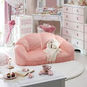 ソファ ソファー シェルソファ ローソファ 1.5人掛け ピンク もこもこ 座椅子 フロアチェア プリンセス 姫系 ロマプリ おすすめ おしゃれ かわいい 可愛い