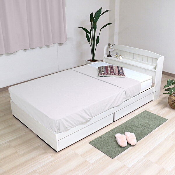 【P5倍！12/1限定】【直送】収納ベッド(シングル／マットレス付き)｜姫系 かわいい クラシック ガーリ..