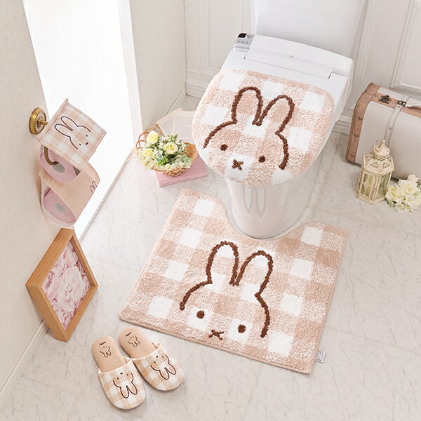 日本製 【拭けるマットシリーズ　フィレンツェ】 トイレマット＜はっ水 抗菌 防カビ 吸着(滑り止め)＞　トイレマット 60×100cm（耳長）