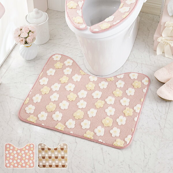 【P5倍！14日10時-16日23:59】トイレマット【単品】/ふんわりこ｜姫系 かわいい クラシック ガーリー アンティーク風 ロリータ