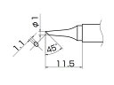 【5/25はP2倍!】白光(HAKKO) こて先 1BC型 T12-BC1(4)