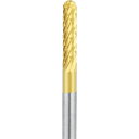 チタンコート超硬カッター 先丸円筒 3X14X3 21222 ナカニシ