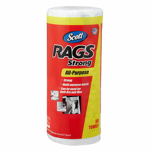 SCOTT(日本製紙クレシア株式会社) Rags ストロング 50カット 65830 4901750658304