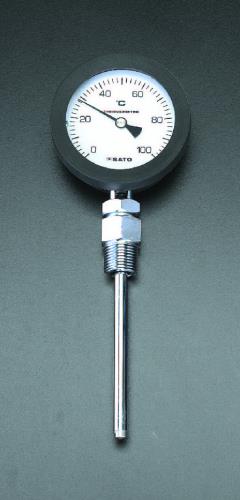 【25日はP2倍！】エスコ(ESCO) 0-150℃/ 50mm バイメタル式温度計 EA727AA-11