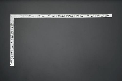 【11/1はP2倍!】エスコ(ESCO) 250x500mm 幅広シルバー曲尺 EA720WA-50
