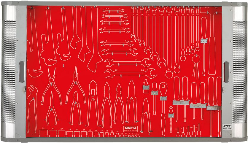 【別途送料】KTC(京都機械工具) メカニキットケース(一般機械整備向) MK81A-M