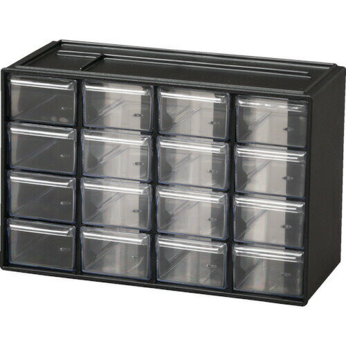 IRIS(アイリスオーヤマ) 238317 パーツ収納 パーツキャビネット PC-30 ブラック PC-30-BK