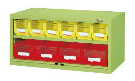 【11/25はP3倍】【直送】サカエ(SAKAE) 工具管理ユニット ボックス付 900X450X440 グリーン KU-93D(4)