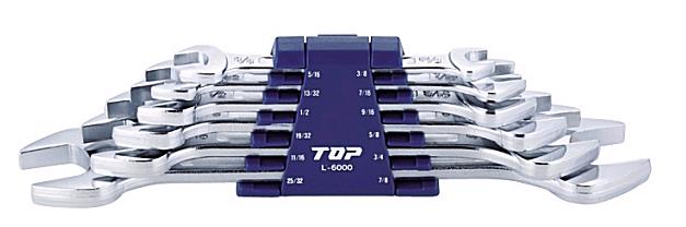 トップ工業(TOP) ライナースパナセット(6丁組) インチ L-6000(inch)