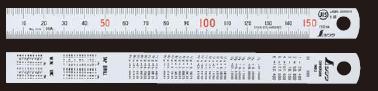 【メール便対応】【あす楽】シンワ測定 シルバー直尺15cm 13005