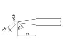 【6/1はP3倍! 400円クーポン】【メール便対応】白光(HAKKO) こて先 0.8C型 T34-C08(4)