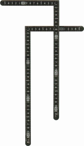 シンワ測定 曲尺 サンデーカーペンター 30X15cm 表裏同目 12435