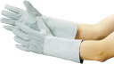 TRUSCO(トラスコ) 牛床革手袋 袖長タイプ フリーサイズ JT-5L