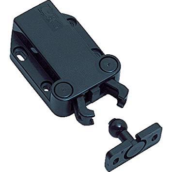 【メール便対応】エスコ(ESCO) 40x57mm ロータリーキャッチ(黒) EA951M-10