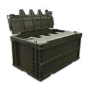 エスコ(ESCO) 649x439x340mm/75.9L 折畳コンテナ(OD/蓋付5個) EA506AA-7E