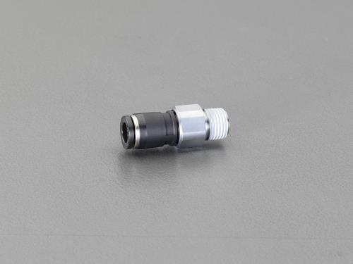 【メール便対応】エスコ(ESCO) R1/4"x 8mm ロータリーストレートユニオン EA425MA-82