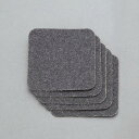 【4/1最大P5倍】【メール便対応】エスコ(ESCO) 80x80mm 滑り止めシート(屋外用 黒/5枚) EA944DA-4