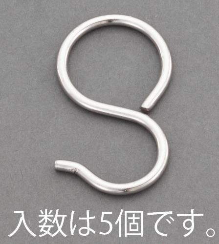 ≫ 商品詳細 ≪●材質…ステンレス（SUS304）●サイズ…A：19.0mm、B：12.5mm、C：45.0mm、D：2.5mm●適応パイプ径…φ16mm●入数…5個●使用荷重(kg)…2●研磨仕上げ●突っぱりポールやハンガーパイプなどと組み合わせての小物掛けに最適※画像は代表イメージです。